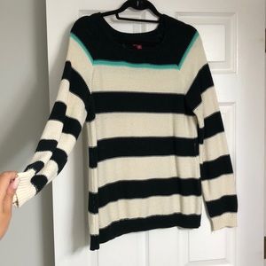 CHUNKY COLOR BLOCK KNIT SWEATER